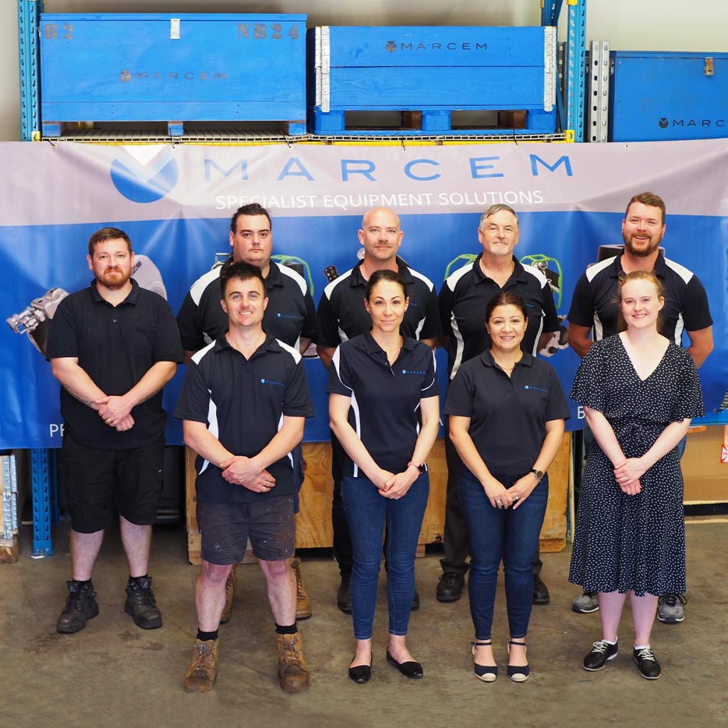 specialist equipment staff who work at Marcem